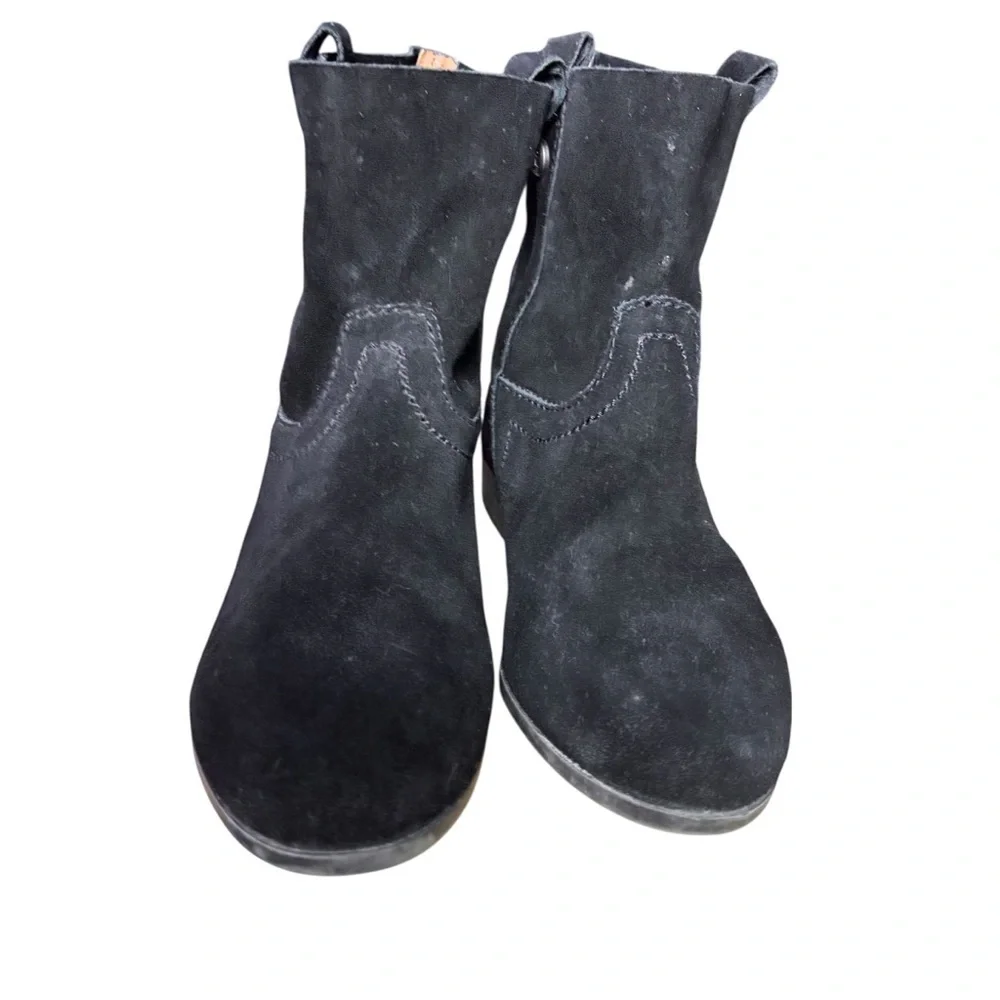 Frye & Co. Sarah Shortie Ankle Boots – Women’s Sz 6.5M Black Suede